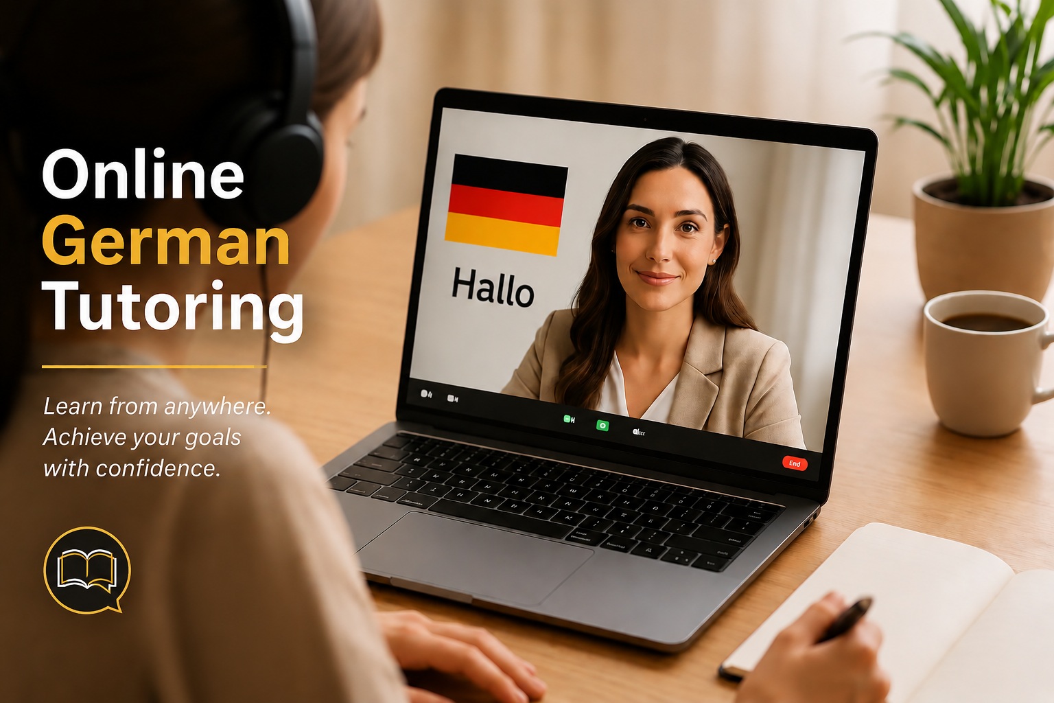 Online German language tutoring